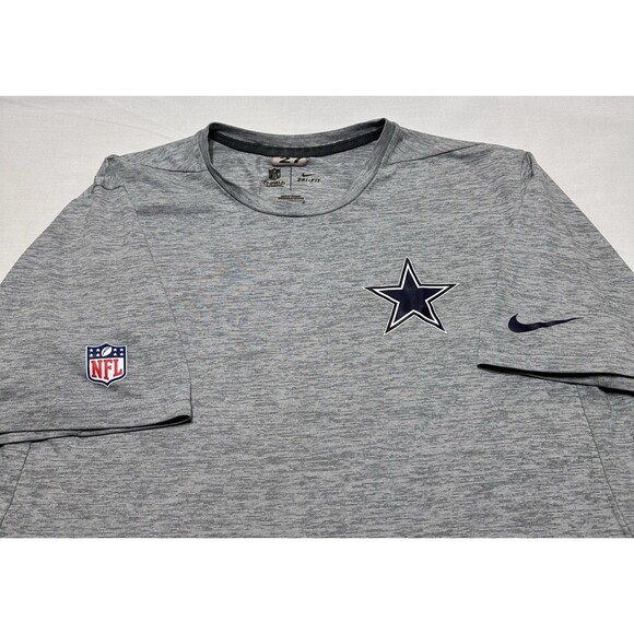 Dallas Cowboys Nike NFL Dri-Fit On Field Grey Football Mens Large - Picture 1 of 11